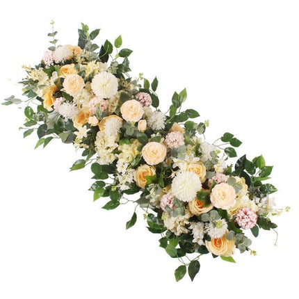Elegant Silk Rose and Peony Flower Wall Arch Set for Wedding Decor Transformation