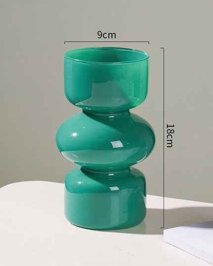 Nordic Chic Glass Vase - Elevate Your Home Decor with Modern Style
