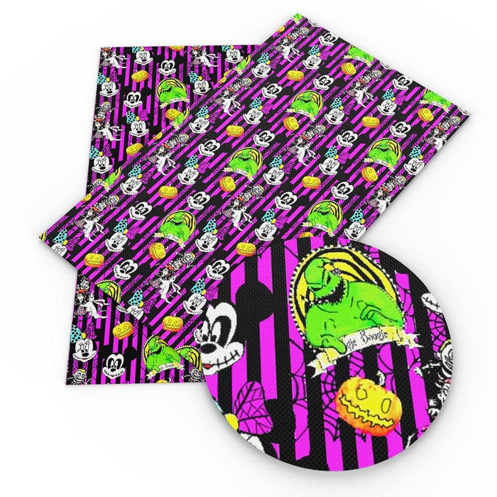 Magical Mickey Mouse Halloween Crafting Leatherette Kit - Create Whimsical DIY Wonders