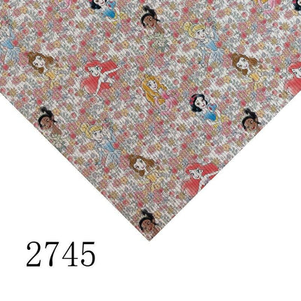 Enchanting Beauty and the Beast Themed Faux Leather Crafting Sheet - High-Quality Material for Imaginative Projects