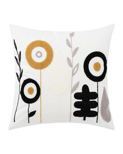 Boho Chic Floral Lumbar Pillow Cover - Stylish Home Decor Accent