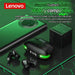 Wireless Lenovo GM3 Gaming Headphones with Noise-Cancellation and Digital Display