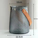 Retro Chic Glass Flower Vase: Elevate Your Home Décor
