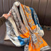 Elegant Summer Botanica Silk Scarf: Effortless Chic for Your Wardrobe