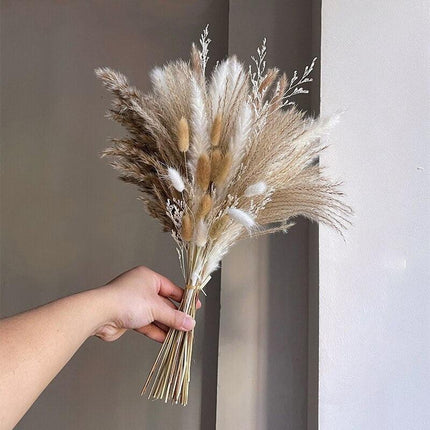 Cozy Nordic Boho Dried Flower Arrangement for Chic Home Styling