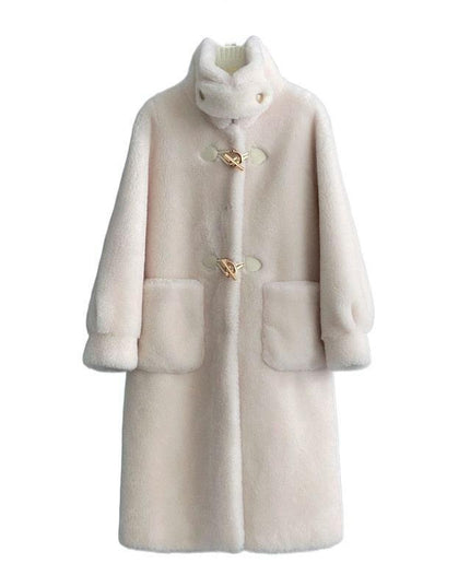 Luxurious Sheep Shearing Fur Winter Jacket - Ultimate Warmth and Fashion