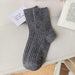 Luxurious Cashmere Blend Women's Japanese Fashion Winter Socks