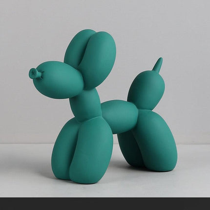 Sleek Resin Balloon Dog Sculpture for Chic Home Decor
