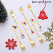 gold Mix Fork-6pcs