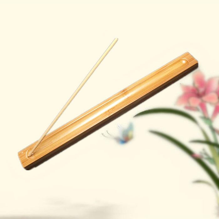 Bamboo Bliss Incense Holder for Tranquil Aromatherapy Sanctuary