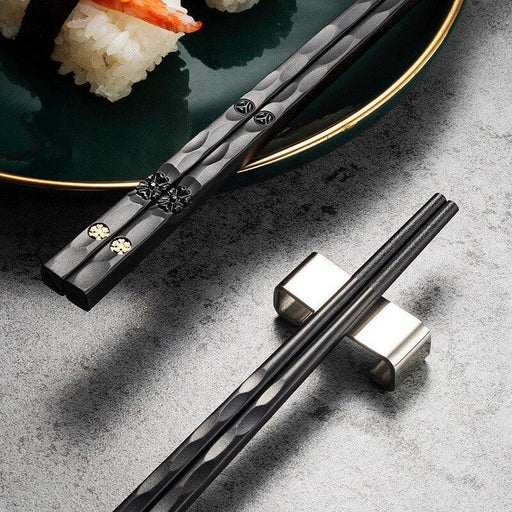 Elevate Your Dining Experience with Premium Japanese Non-Slip Chopsticks Set - 5 Pairs