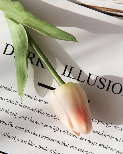 Lifelike 31-Piece Artificial Tulip Arrangement - Colorful Floral Centerpiece