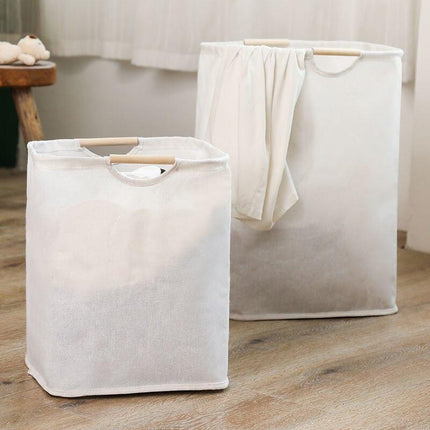 Stylish Waterproof Laundry Hamper with Durable Handles and Generous Capacity