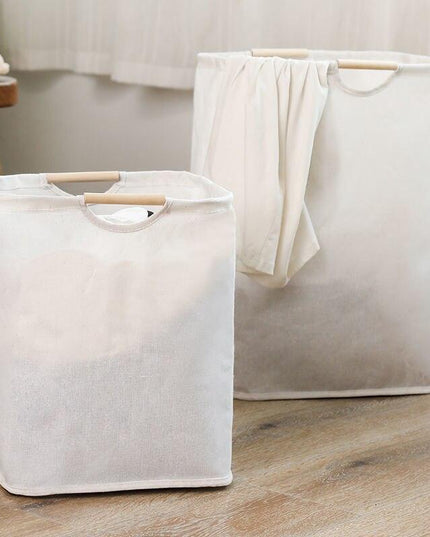 Stylish Waterproof Laundry Hamper with Durable Handles and Generous Capacity