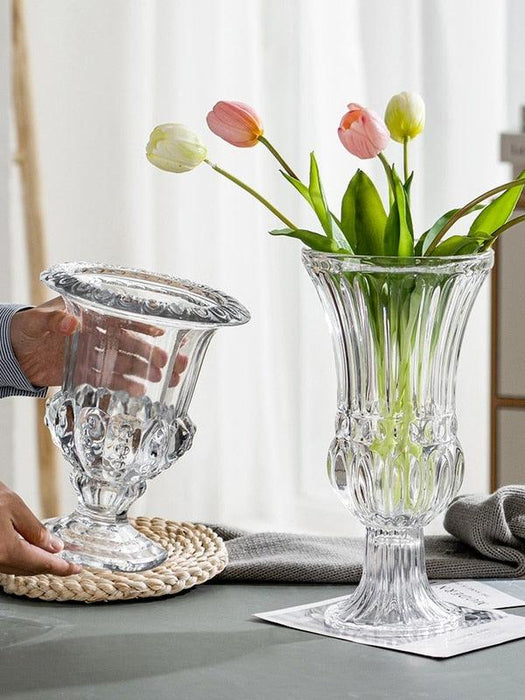 Elegant Crystal Glass Vase Set for Sophisticated Home Decor