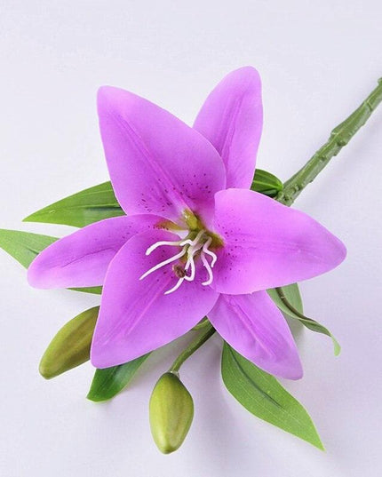 Elegant Lily Floral Arrangement: Stunning Artificial Flower Set for Home and Event Decor