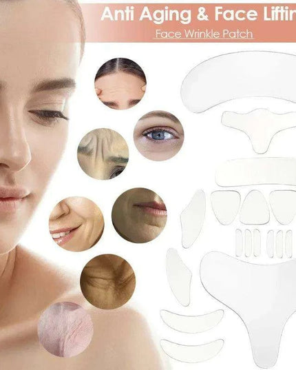 Silicone Anti-Wrinkle Facial Patches - Complete Rejuvenation System