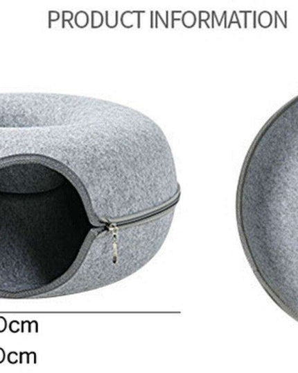 Purrfect Play Oasis: Versatile Cat Tunnel Bed with Training Features