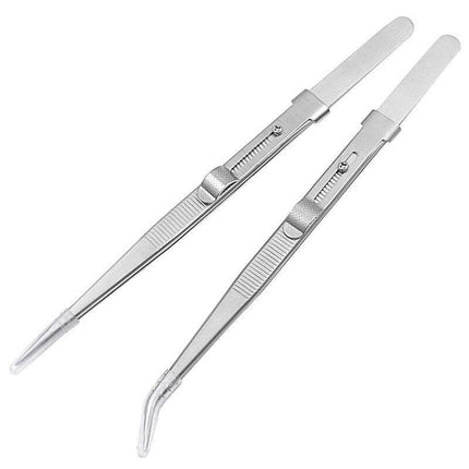 Delicate Task Precision Tweezer Set with Secure Slide Lock Mechanism