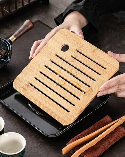 Revolutionary Spinning Porcelain Tea Set for Effortless Brewing