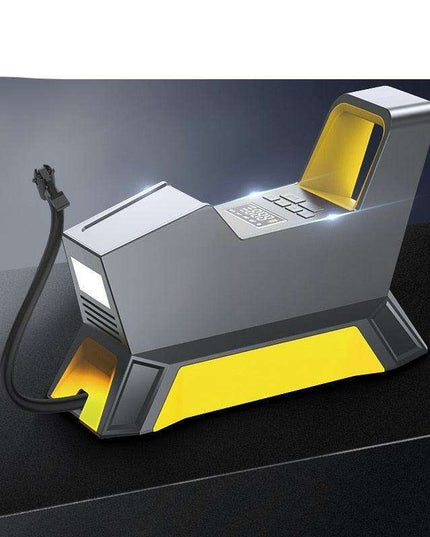 Portable Cordless Tire Inflator with Digital Gauge and LED Light for Quick Inflation