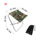 Portable Folding Chair for Fishing, Camping, and Picnics with Storage Bag