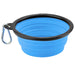 Portable Silicone Dog Bowl with Adjustable Capacity for Pet Travel