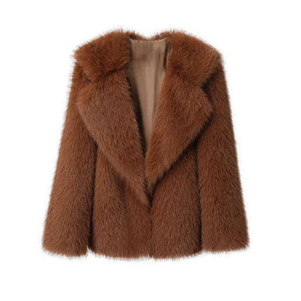 Luxurious Faux Fur Teddy Coat for Winter Chic - Essential Fashion Statement for Modern Women
