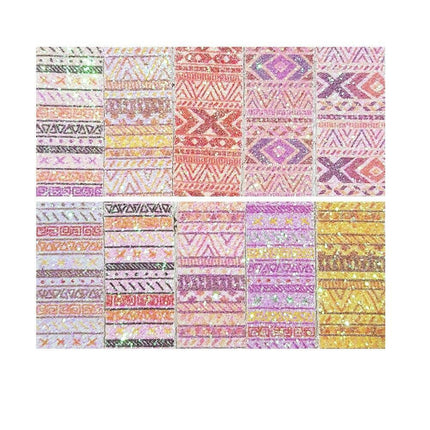 Dazzling Elegance Kit: Premium Glitter Faux Leather Fabric for Stunning Creations