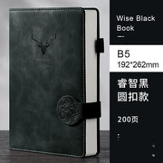 Luxurious A5 Leather-bound Journal: 200 Pages for Creative Expression
