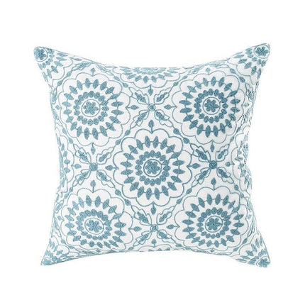 Boho Chic Floral Lumbar Pillow Cover - Stylish Home Decor Accent