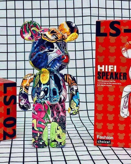 Vibrant Cartoon Bear Bluetooth Speaker for Stylish Interiors