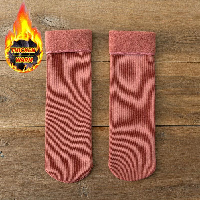 Luxurious Cashmere Blend Women's Japanese Fashion Winter Socks