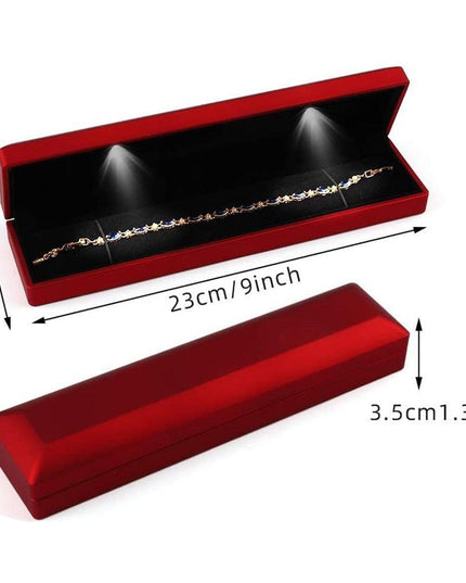 Elegant LED Jewelry Presentation Box: Illuminate and Showcase Your Precious Accessories