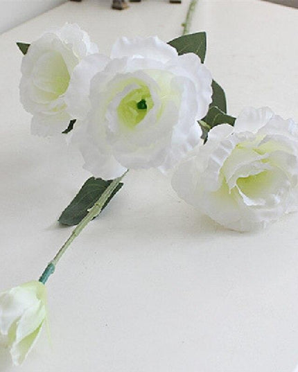 Nordic Floral Serenity: Eustoma and Platycodon Grandiflorum Silk Bouquet