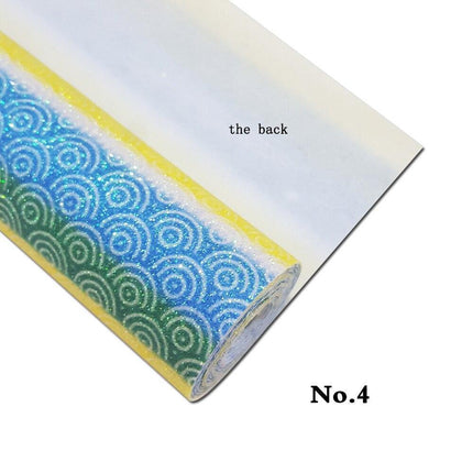 Vibrant Glittery Faux Leather Crafting Roll - Ignite Your Creative Projects