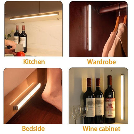 Smart Motion-Activated LED Under Cabinet Light with Dual Functionality