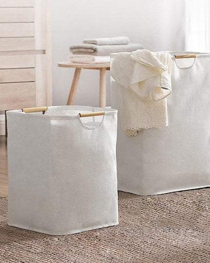 Stylish Waterproof Laundry Hamper with Durable Handles and Generous Capacity