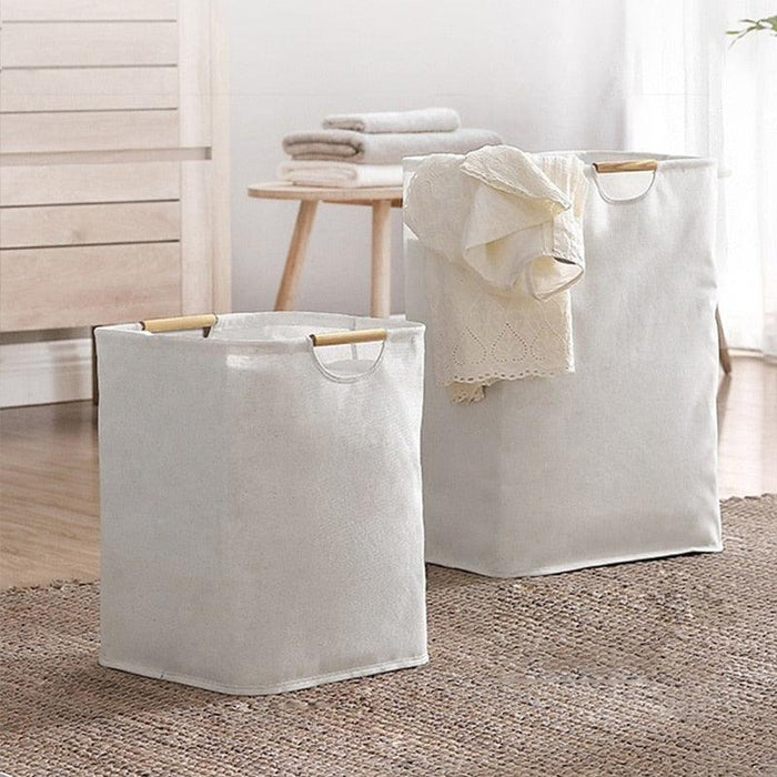 Waterproof Foldable Laundry Hamper with Sturdy Handle and Generous Space