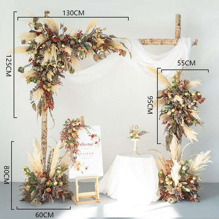 Frost-Kissed Pampas Grass Floral Oasis for Unforgettable Celebrations