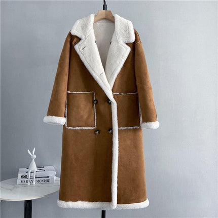 Luxurious Lamb Fur Elegance: The Ultimate Winter Coat for Style Enthusiasts