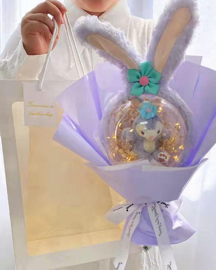 Exquisite Xingdailu Doll Collection Dried Gypsophila Bouquet