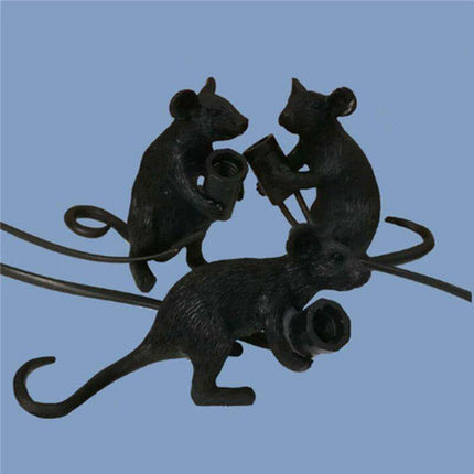 Whimsical Nordic Mouse LED Light - Artistic Home Accent