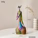 Colorful Abstract Art Sculpture: Modern Decor Accent Piece