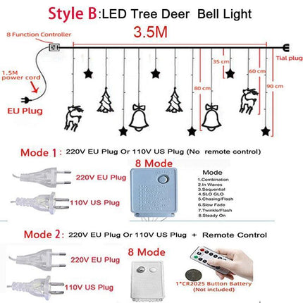 Celestial Dream LED Moon and Star String Lights for Whimsical Decor