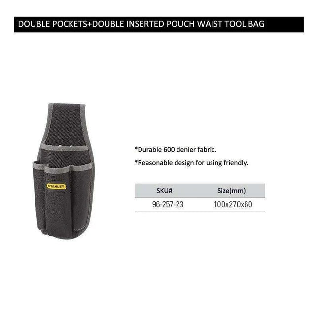 Stanley Compact Tool Carrier - Essential Waist Bag for Electricians on the Move