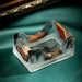 Japanese Elegance Unveiled: Artisan Wooden Tea Coasters Set - 6 Distinct Pieces