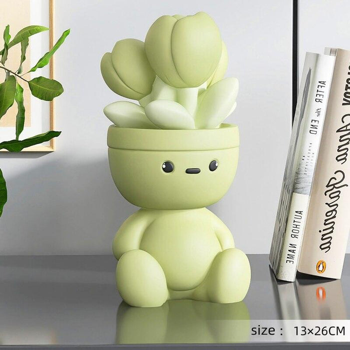 Chic Resin Tulips Flower Sculptures for Stylish Home Enhancement