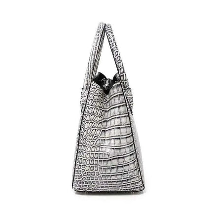 Exquisite Alligator Pattern Leather Tote for Elegant Women