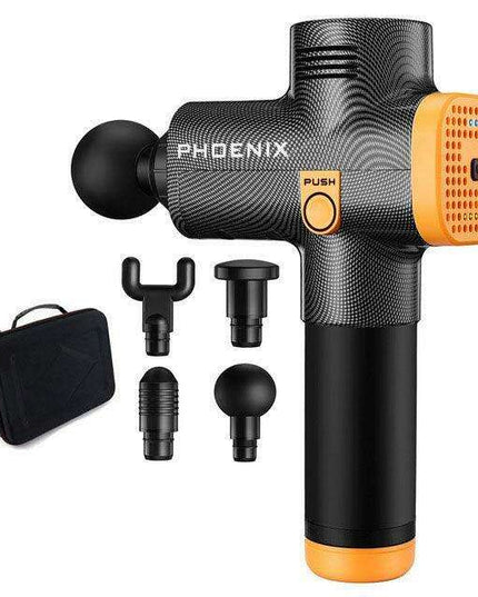 Phoenix A2 Deep Tissue Percussion Massager Set with Custom Speed Settings and Attachments